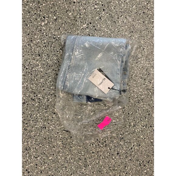 RE/DONE Women's High Rise Ankle Crop Jeans Size 31 Blue Light Wash - Picture 8 of 13